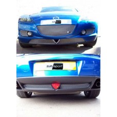 Zunsport Mazda RX8 2004-2006 Front and Rear BLACK Grill Set